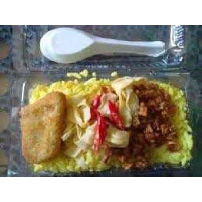 Mika 3bx Plastik 100pcs Mika Nasi Kuning Murah Kotak Makanan Per Pack Shopee Indonesia