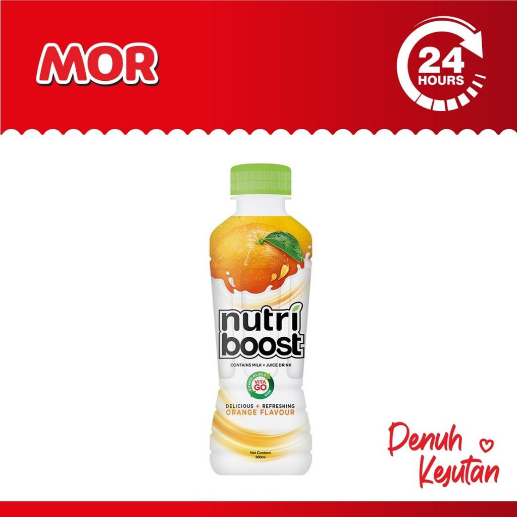 

NUTRI BOOST Orange Juice Milk Jus Susu Jeruk 250 ml