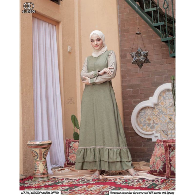 Gamis elsiete LCT 214 Rp 185.000