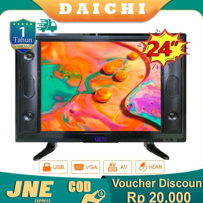 LED TV 24 INCH HD SIVATEL / DAICHI LED MURAH BERKUALITAS Termurah