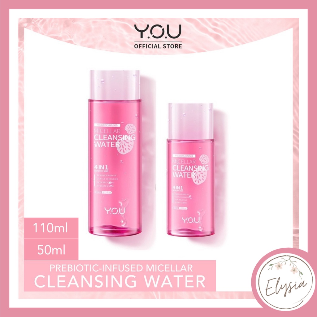 YOU Prebiotic-Infused Micellar Cleansing Water - 50 &amp; 110 ml