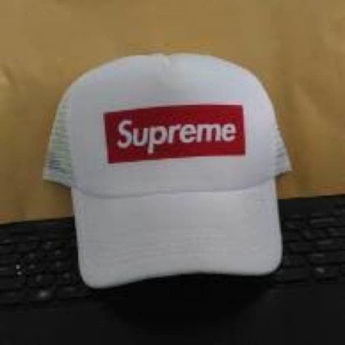 ER90 TOPI TRUCKER SUPREME PUTIH