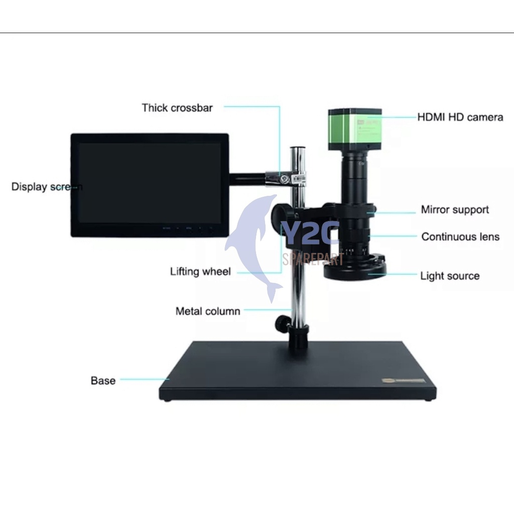 MIKROSKOP DIGITAL SUNSHINE MS10E-03 + LAYAR LCD / MICROSCOPE / ALAT SERVIS SERVICE HP