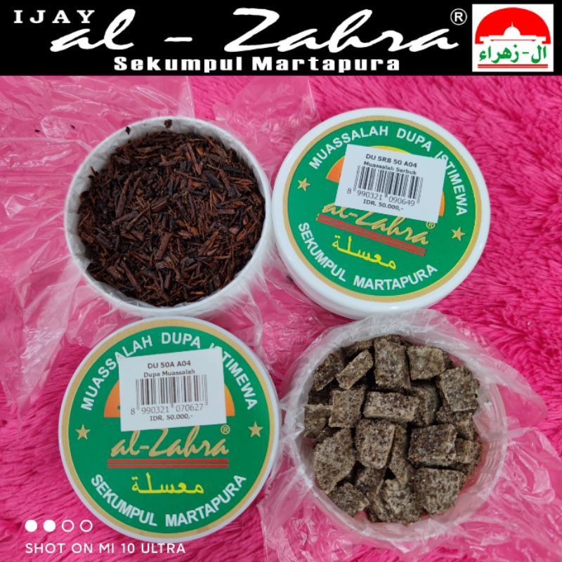 DUPA WANGI BUKHUR SERBUK AL-ZAHRA
