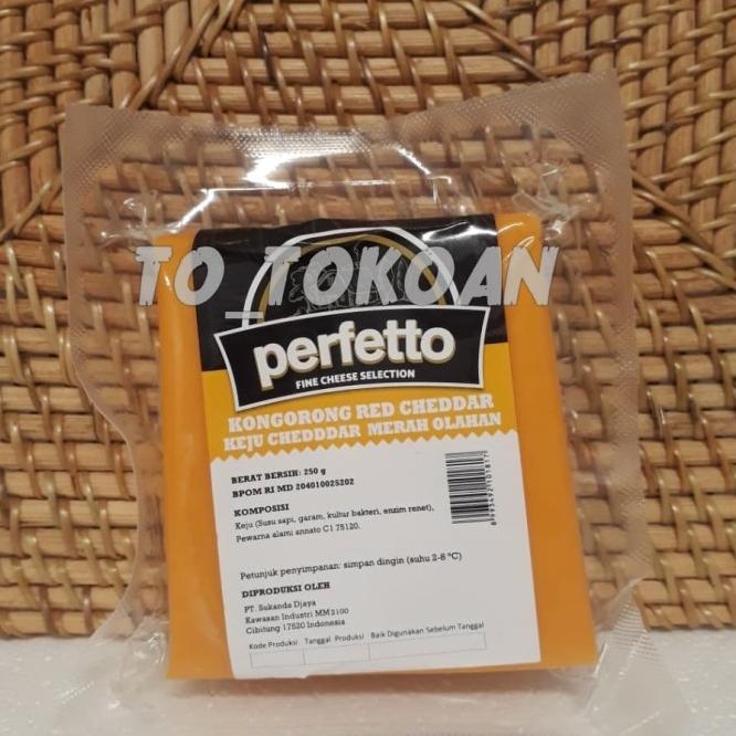 

Jual Perfetto Red/Orange Cheddar Cheese | Keju Cheddar Merah/Oren 250 Gr | Bumbu Rempah