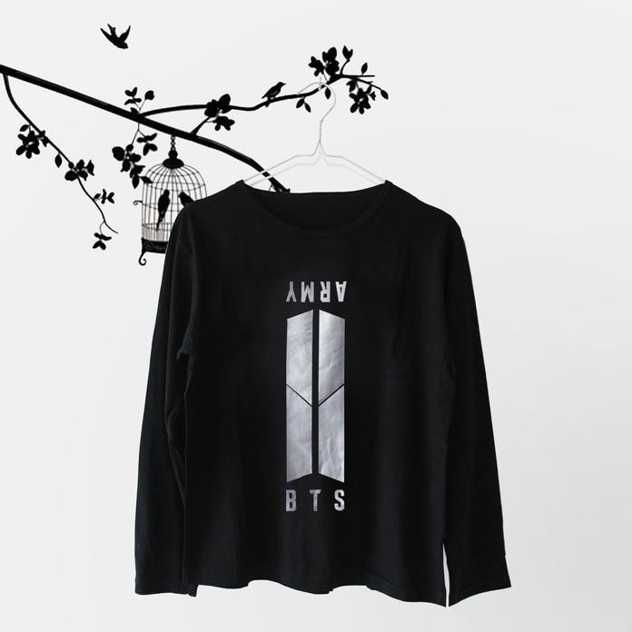 Tshirt / Kaos / Baju Bts Army (Lengan Panjang) - Bts Stuff - Bts Merch