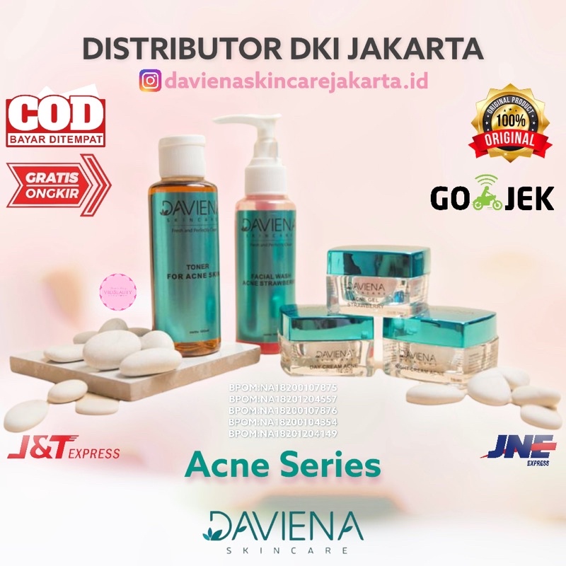 DAVIENA SKINCARE JAKARTA ACNE SERIES davienaskincarejakarta vidbeauty davienaskincare.official davienaskincarejabodetabek