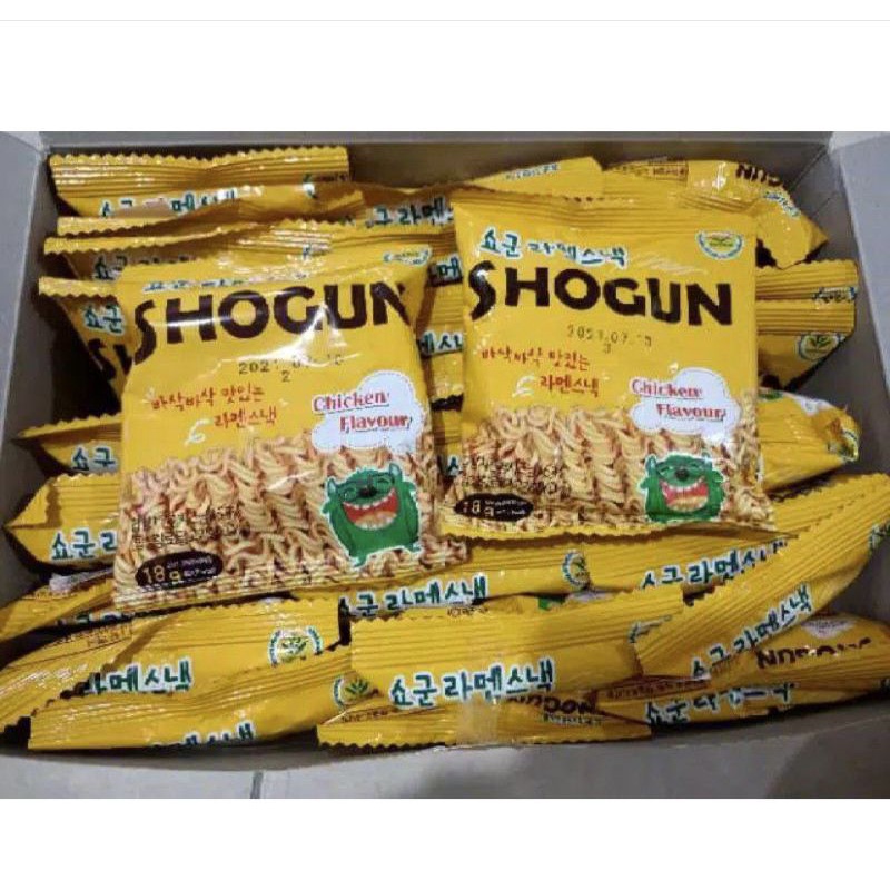 1box isi 30pack Mie Shogun Korea Snack Mie Kremes / KAROO7