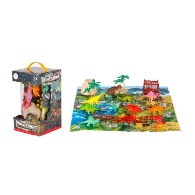 Animal Set 30Pcs Figure Mainan Anak Binatang Dinosaurus miniatur Set