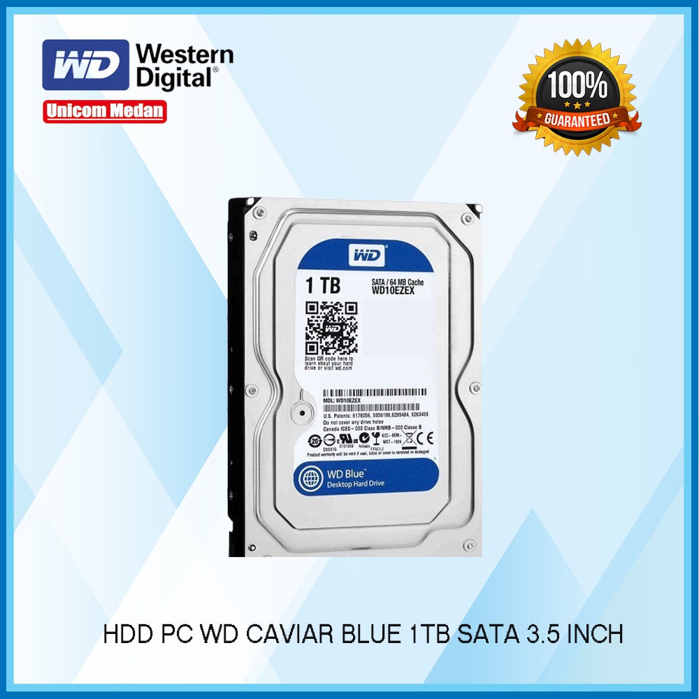 HDD WD Caviar Blue 1TB - Hardisk Internal 3.5&quot; For PC