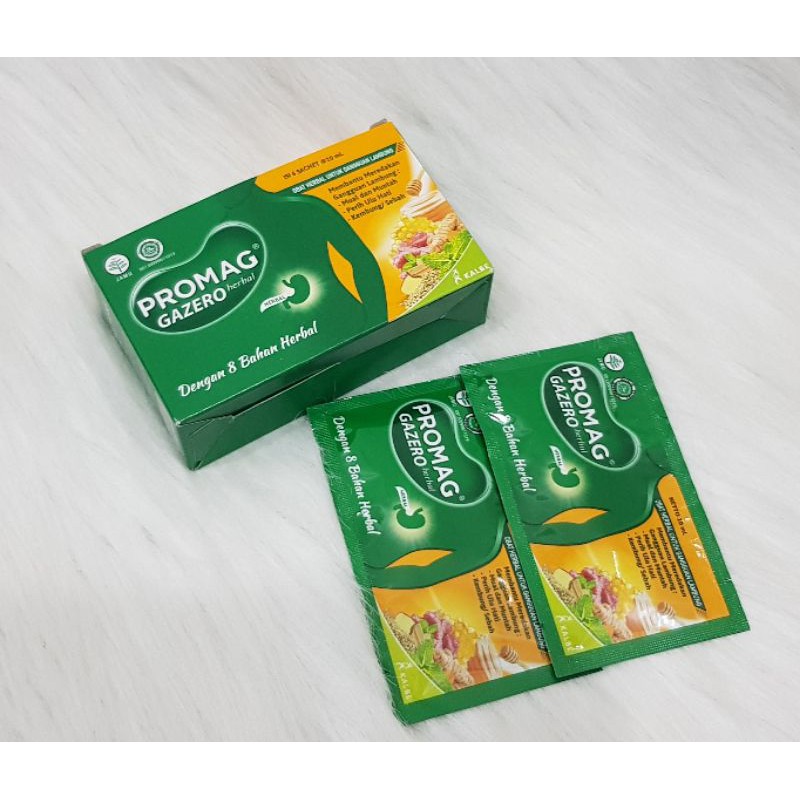 PROMAG HERBAL / GAZERO 1Box isi 6Sachet