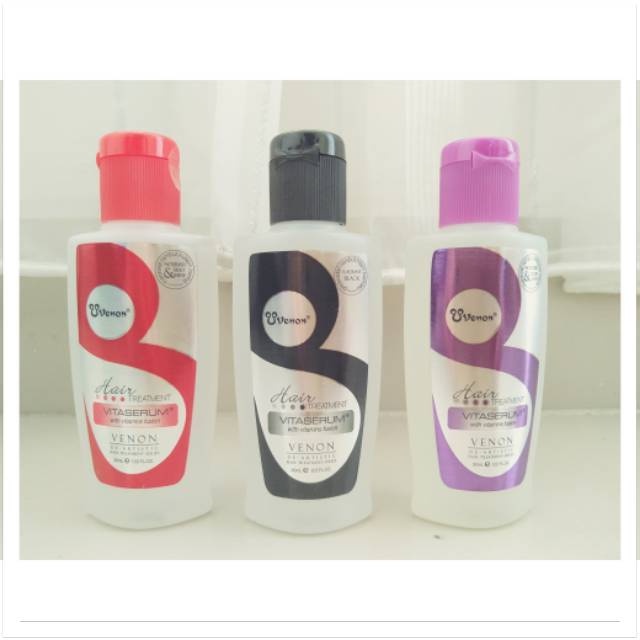 Obat Serum Perawatan Vitamin Rambut Rusak Rontok dan Kering Pria Wanita Venon Vita Serum