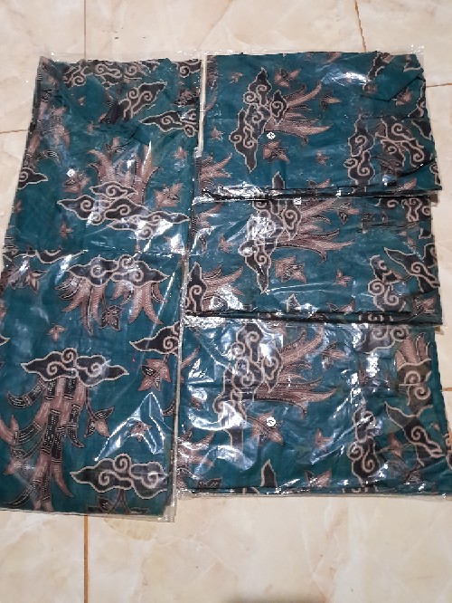 Batik Tunik Motif Terbaru Pekalongan Original Zipper M L Xl Xxl Xxxl Td 214
