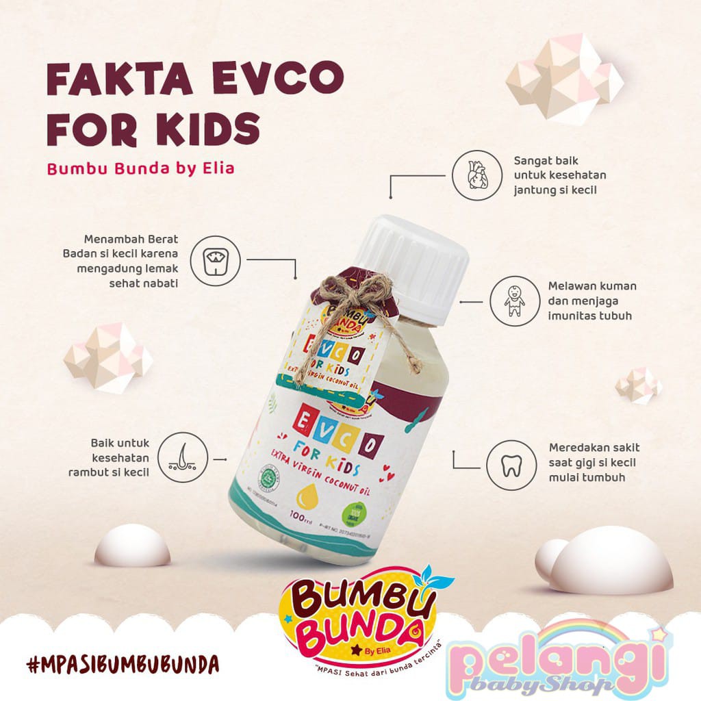 

(HALAL MUI) Bumbu Bunda Organic Extra Virgin Coconut Oil Minyak Kelapa VCO EVOO Slow Cooker EVCO