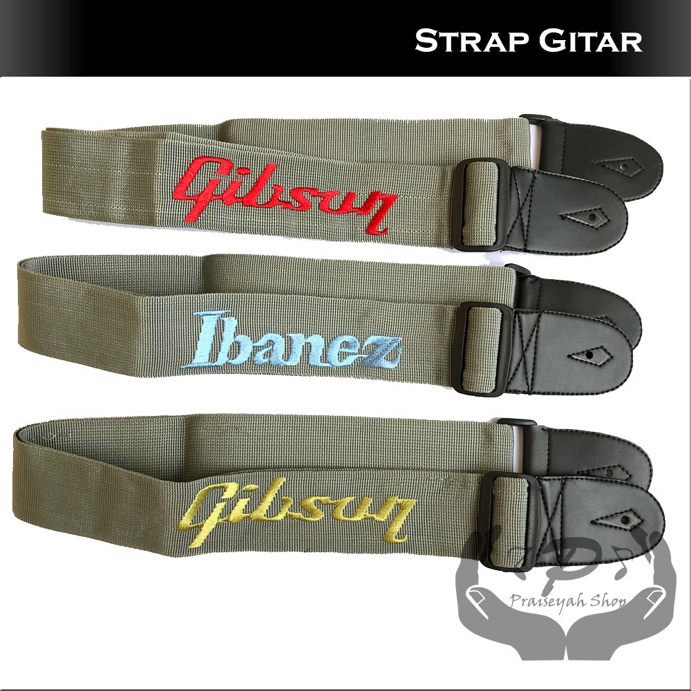 Strap Gitar Akustik Maupun Elektrik