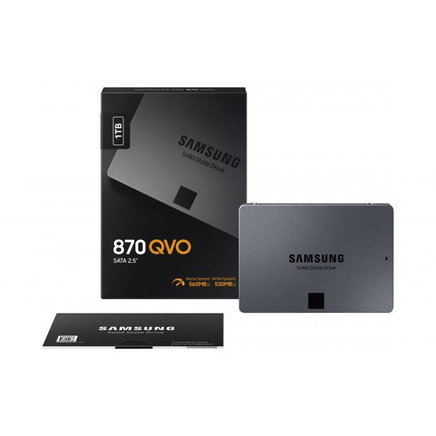 SAMSUNG SSD Solid State Disk 870 QVO 1TB 2.5 Inch SAMSUNG 870QVO 1TB Resmi