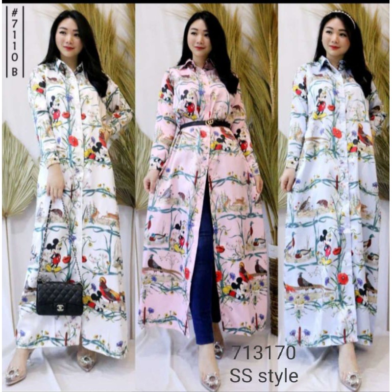 gamis Mickey import premium