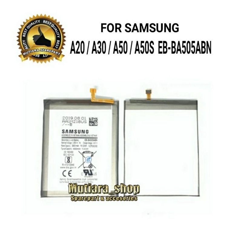 BATRE BATERAI SAMSUNG A20 / A30 / A50 / A50S EB-BA505ABN