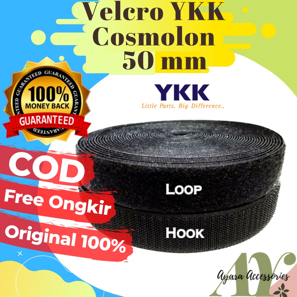 VELCRO PREPET YKK METERAN 50 MM TERMURAH