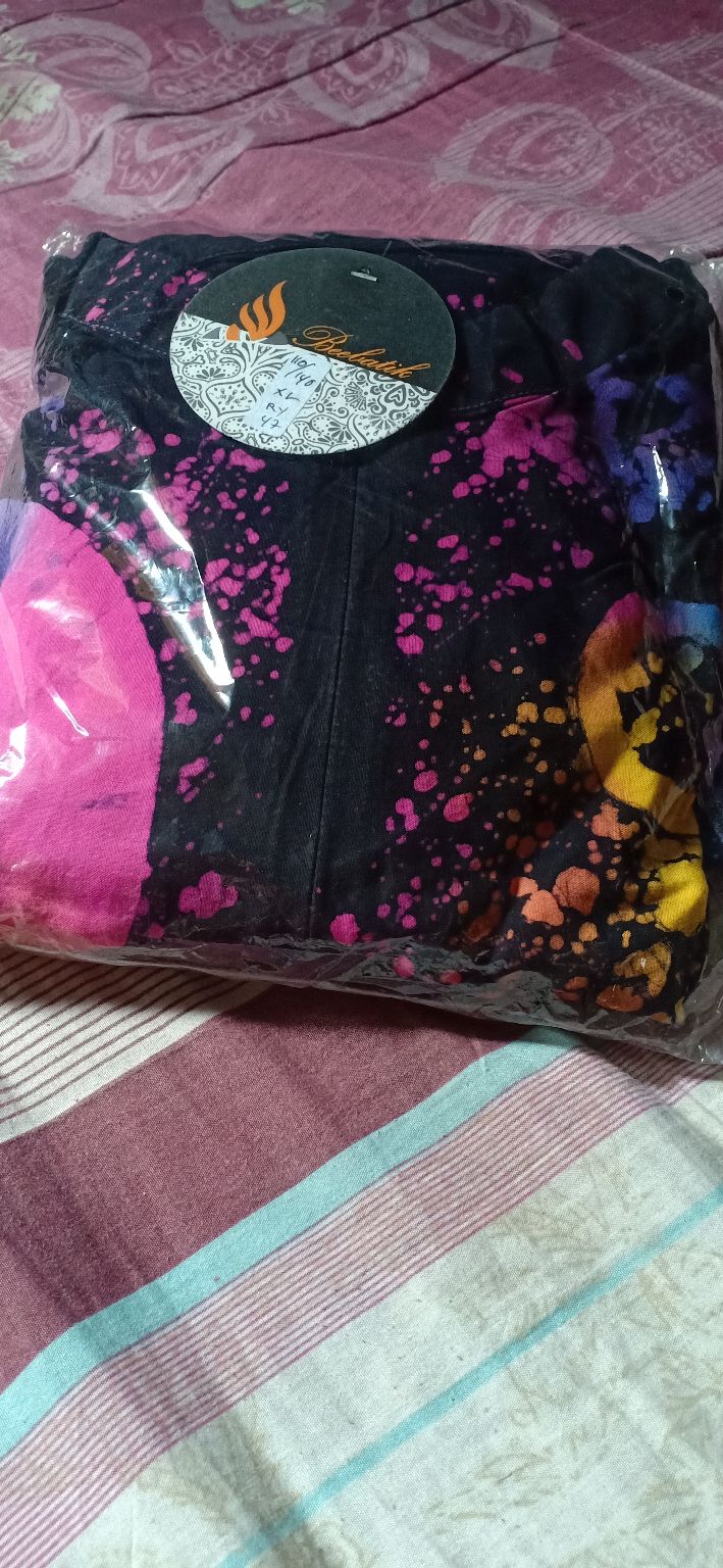 Ry04 Gamis Batik Rayon Premium Motif Abstrak