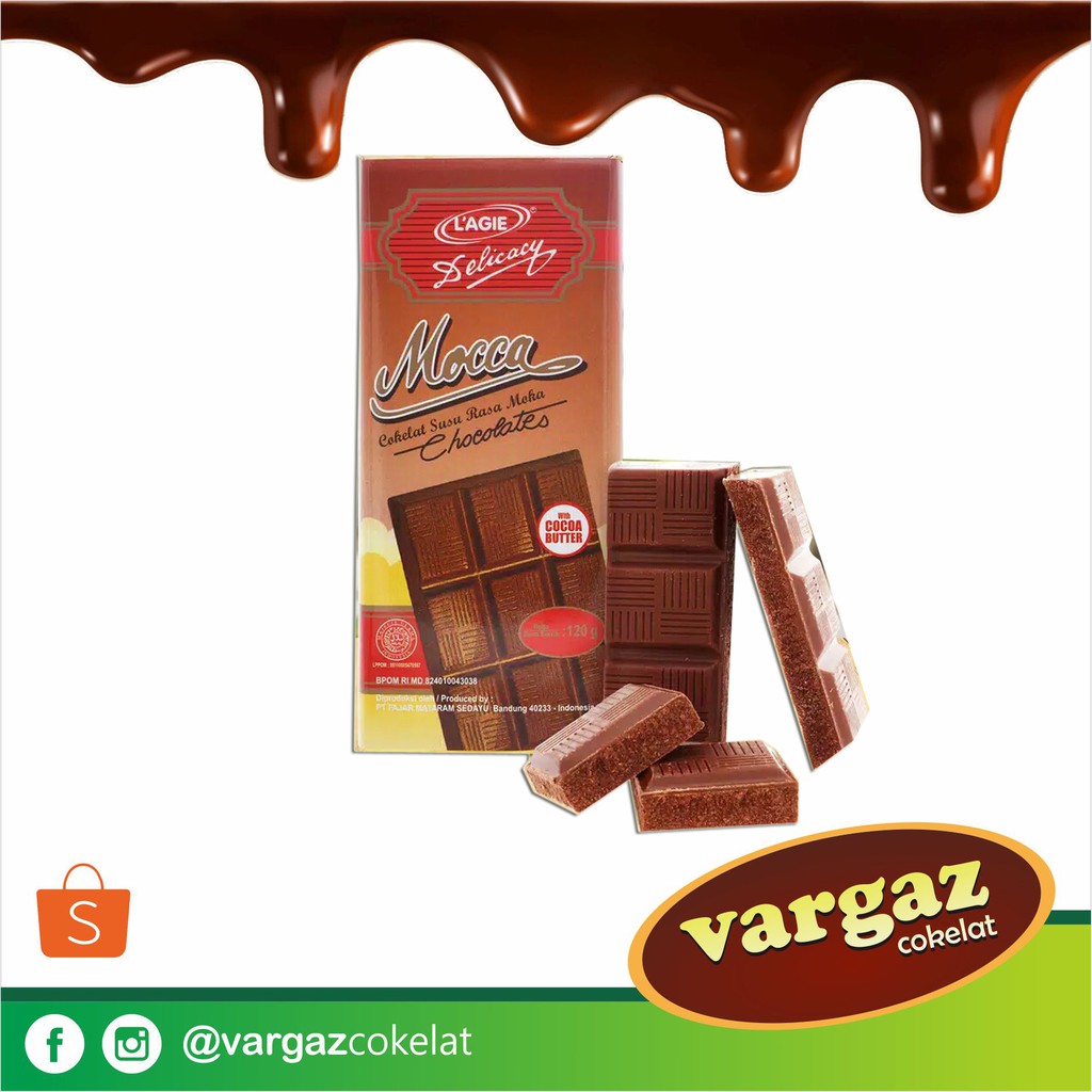 

LAGIE Delicacy Mocca Cokelat Batang Cemilan Enak Kemasan 120gr