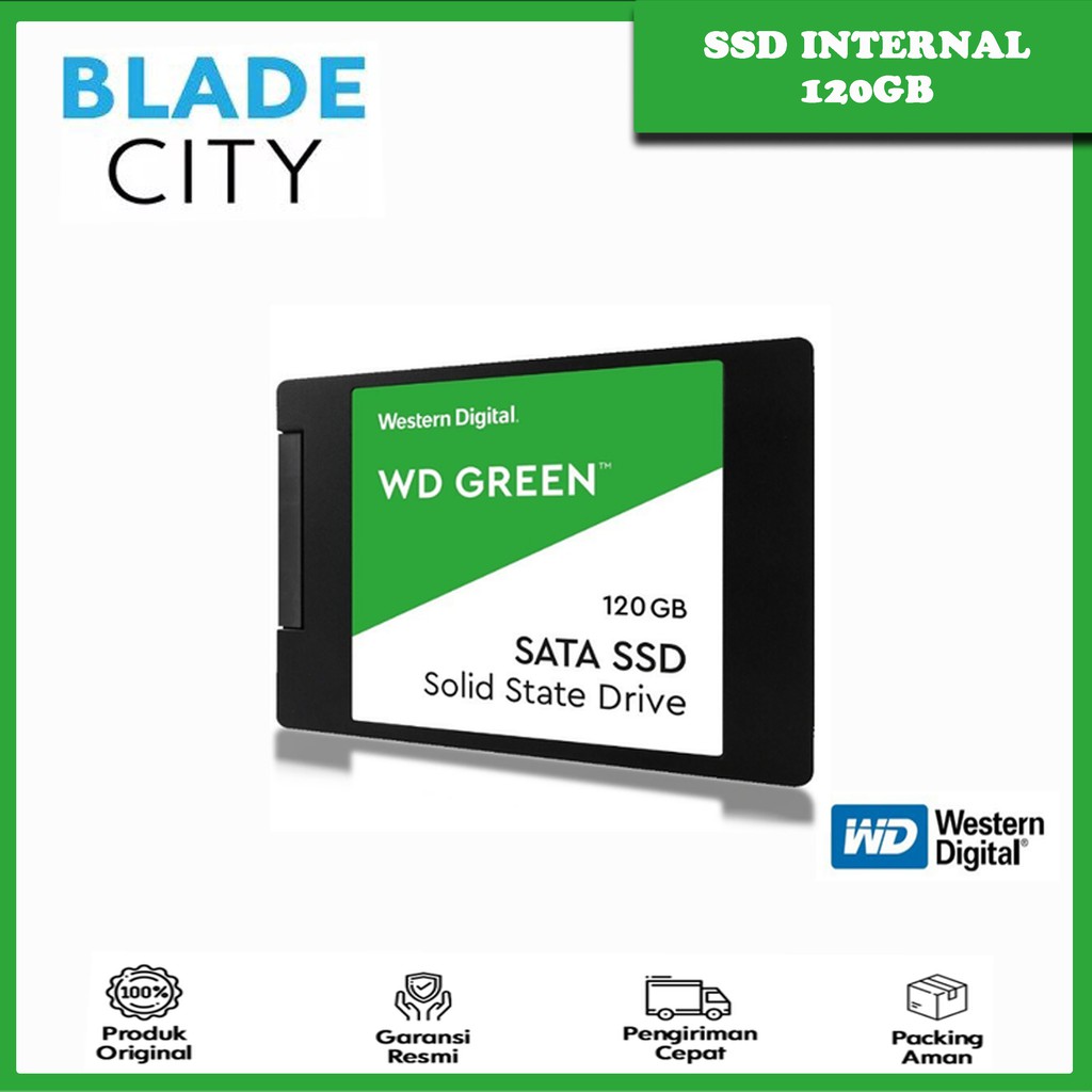 SSD Internal WD Green 120GB Original - Garansi 3 Tahun