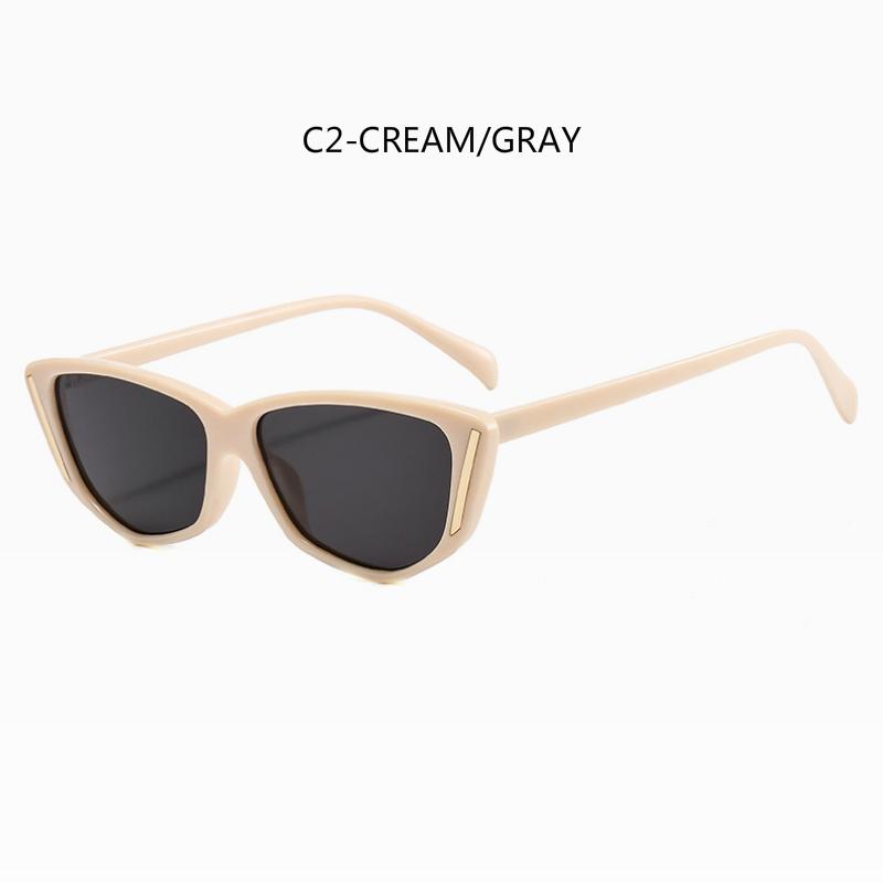 European and American fashion personality wild small frame men and women sunglasses metal hinges