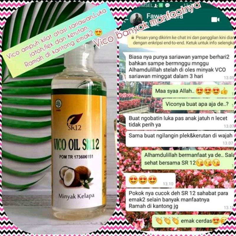 

Ampuh Vco Oil sr12 untuk mengatasi sariawan isi 60 ml herbal Bpom