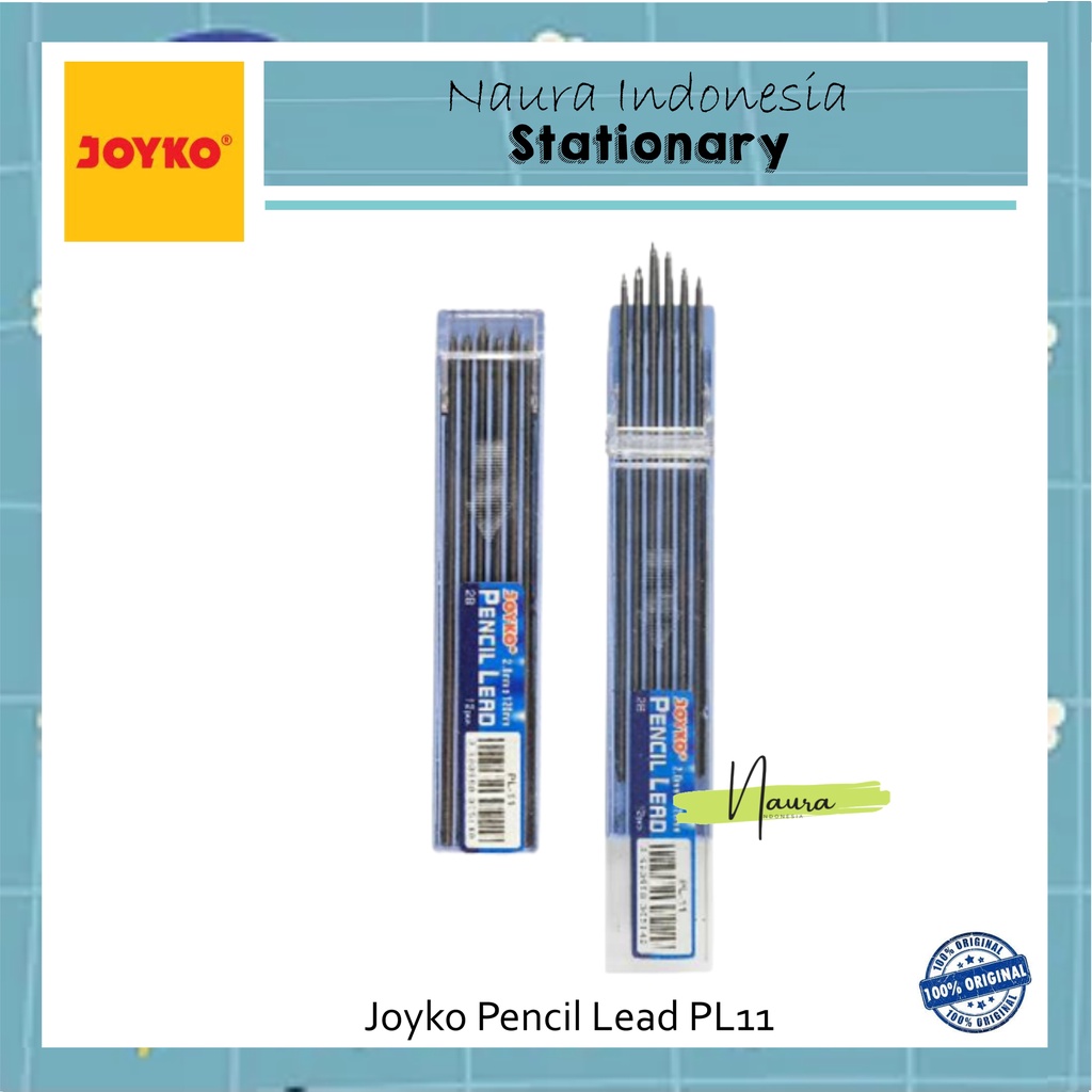 

[1PACK] JOYKO PENCIL LEAD PL-11 | ISI PENSIL JOYKO PL-11 | JOYKO PL-11 (12pcs)