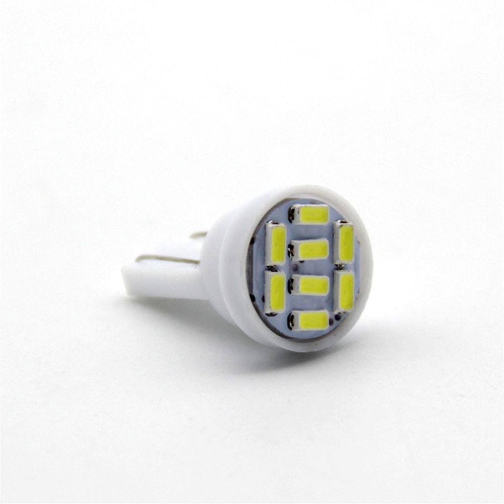 Populer 10Pcs Lampu Plat Lampu Bohlam Cahaya Putih 12V 3014smd LED Dome Map