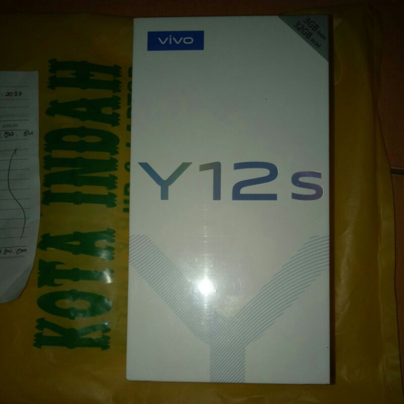 VIVO Y12S BARU SEGEL BLACK