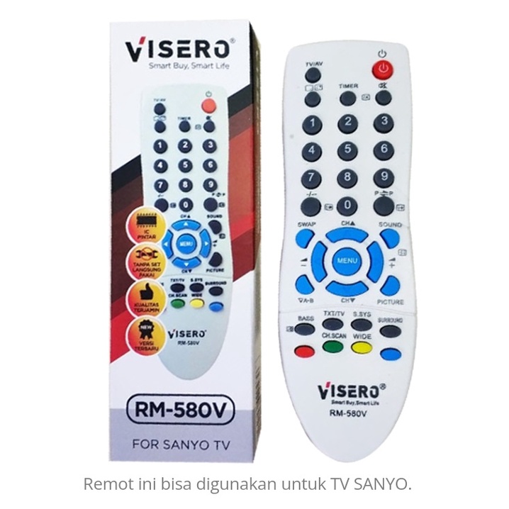 REMOTE TV SANYO BEST QUALITY (TV TABUNG)