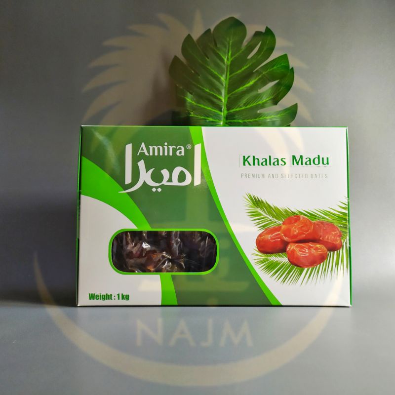 

Kurma Khalas Madu 1KG [ Promo Spesial Shopee! ] Amira Premium And Selected Dates buah Kurma Khalas