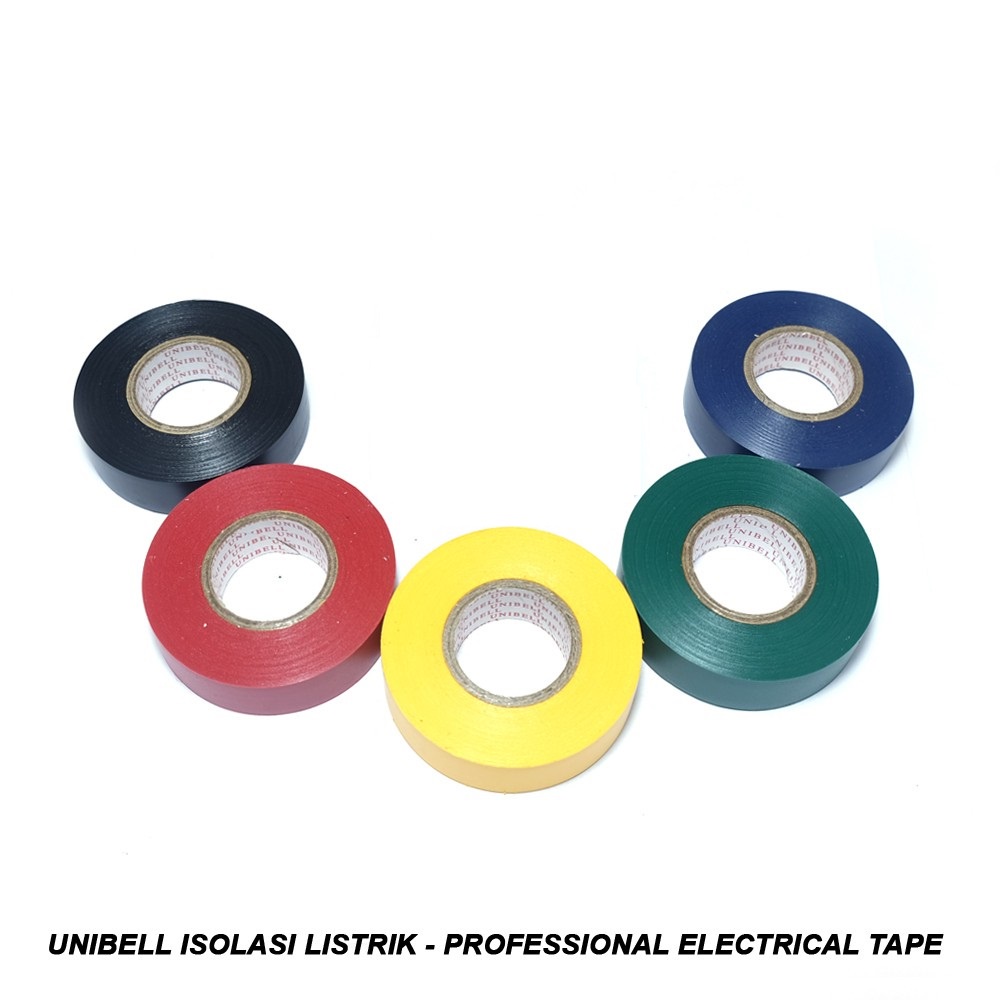 

ISOLASI LISTRIK WARNA 20 M UNIBELL SOLASI PVC MURAH