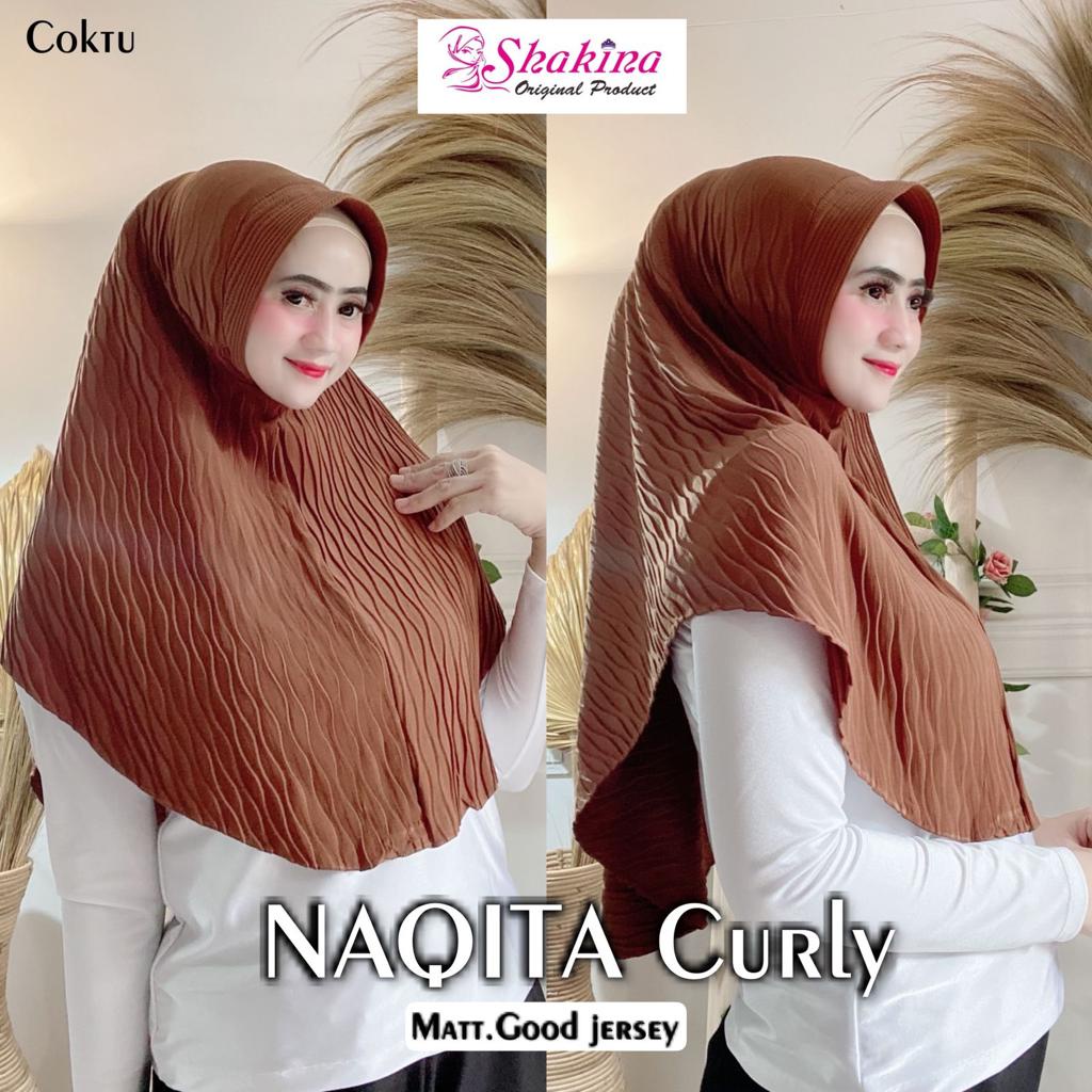 Jilbab Instan Bergo Naqita Curly Plisket Ori Shakina Hijab-2