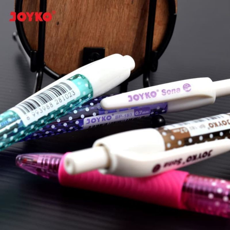 Ball Pen Pulpen Pena Joyko BP-183 Sona 0.7 grosir 12pcs