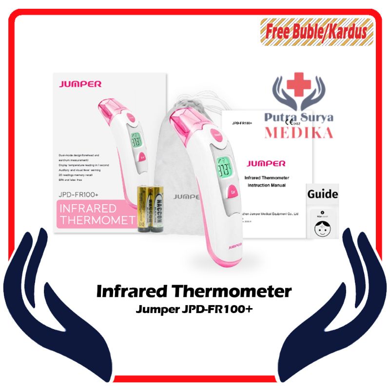 Infrared Thermometer Jumper JPD-FR100+ | Termometer Dahi &amp; Telinga