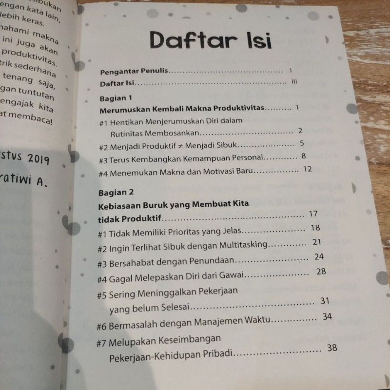 BUKU MOTIVASI : 11 Ritual Tetap Aktif dan Produktif; Buku Panduan Terancam Eksis / Buku Inspirasi-3