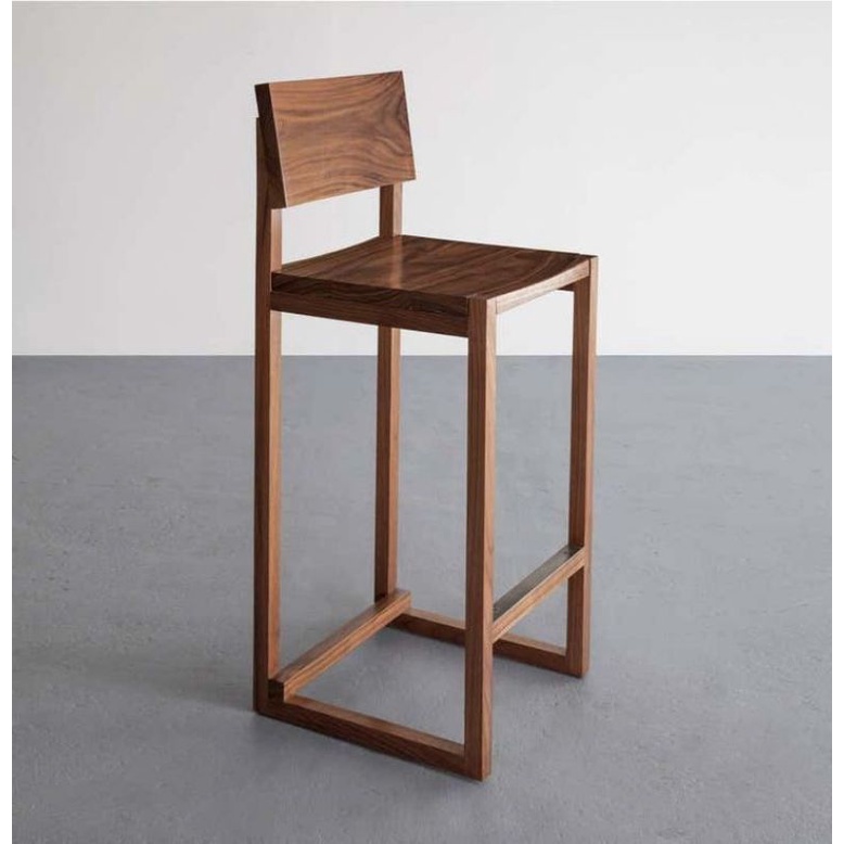 Kursi Bar Kayu Jati / Kursi Bar Minimalis Jati / Kursi Bar Tinggi