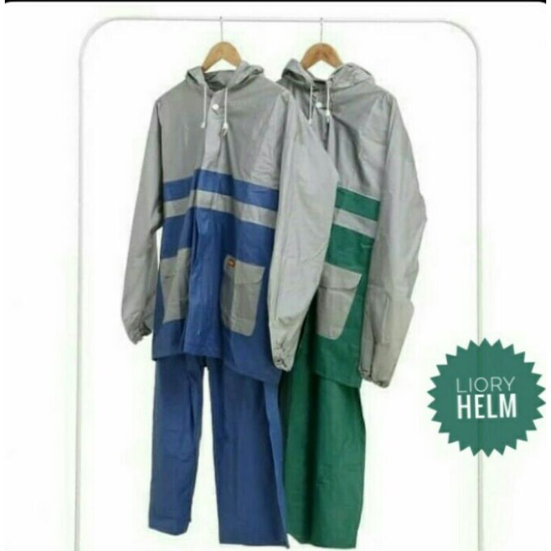 JAS HUJAN DEWASA PRIA WANITA ELMONDO EJC905 STELAN JAKET CELANA JAS HUJAN ELMONDO NEWKOMBINASI