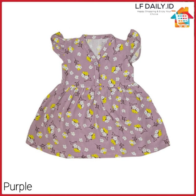 Baju Bayi Cewek 0 6 Bulan sd 1 Tahun | Baju Bayi Cewek Murah-Purple