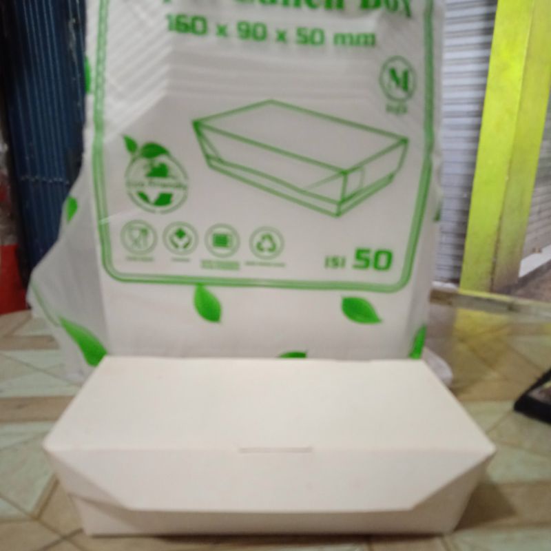 Paper lunch box ukuran M