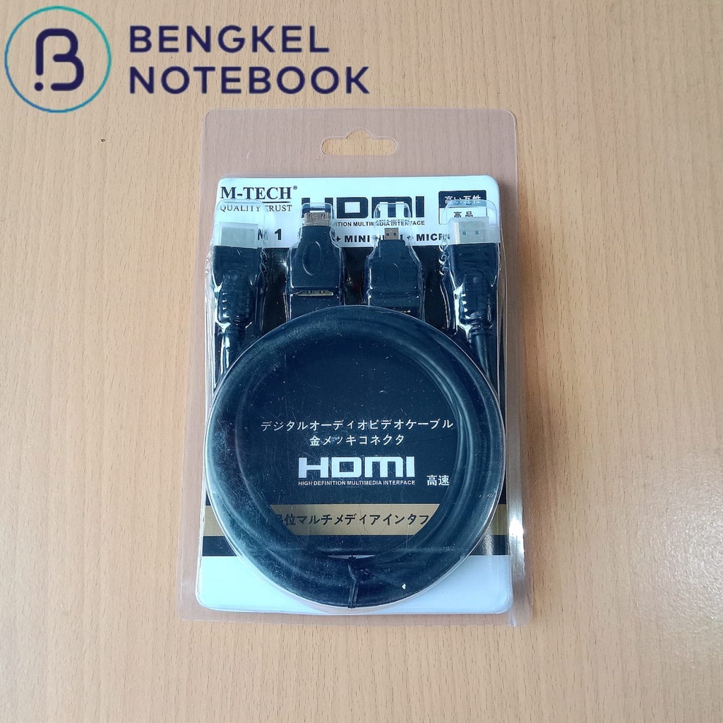 Kabel HDMI to Micro Mini HDMI Converter 3 IN 1