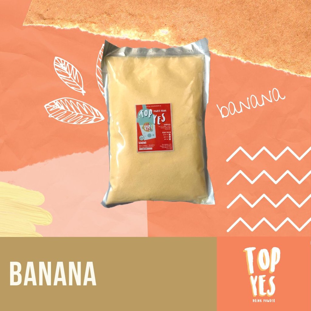

Bubuk Minuman Rasa BANANA - 1 KG