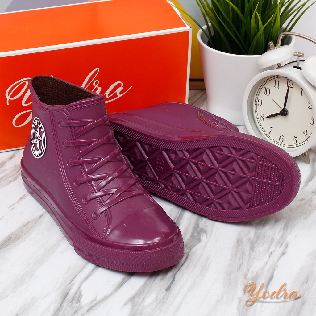 Yodra / Lyodra Keira Boots Jelly Shoes Import YDR403 Real Pict