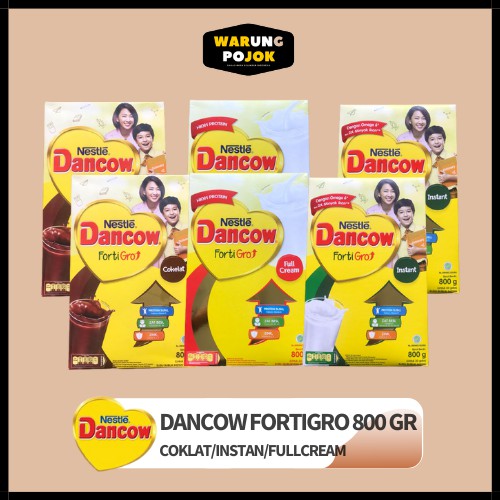 

Dancow Fortigro 800 Gr Coklat/instan/fullcream (6-12 Bulan)
