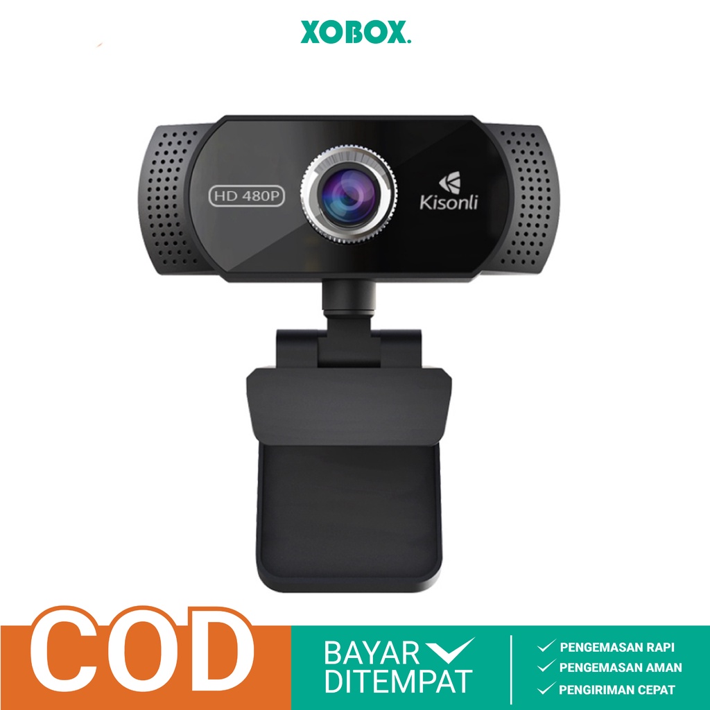 XOBOX - Kamera PC HD 2.0 USB Video Call Siaran Rapat Webcam Hidup PC-5