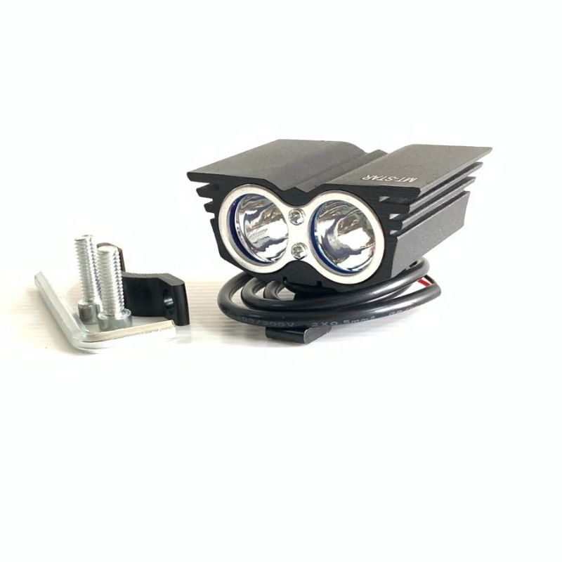 LAMPU TEMBAK SOROT LED MOTOR ULTRAFIRE CREE OWL 2 MATA 20WAT