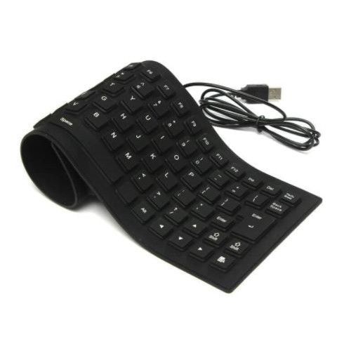 Keyboard wired usb 2.0 flexible mini silicone waterproof tkl for laptop pc - Keypad membrane usb2.0