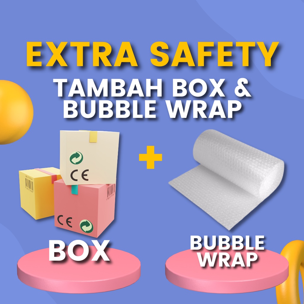 LIZBEAUTY - Extra Bubble Wrap + Box [Tambahan Biar Lebih Aman]